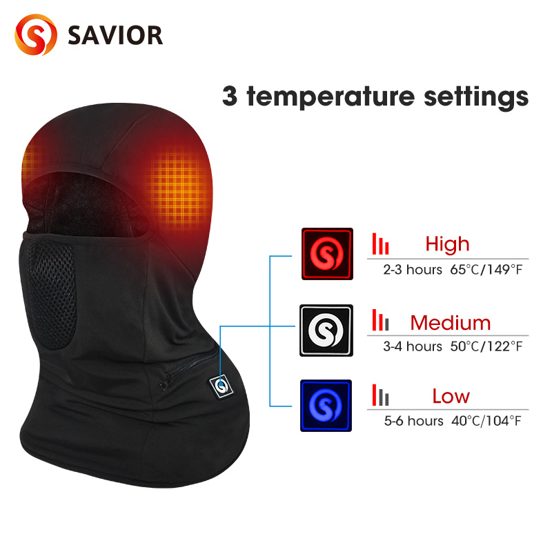 Balaclava Ski Mask - Máscara de esquí con calor para