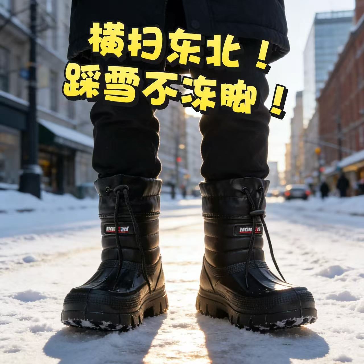Waterproof Winter Boot - Botas de nieve para hombre, nuevas,
