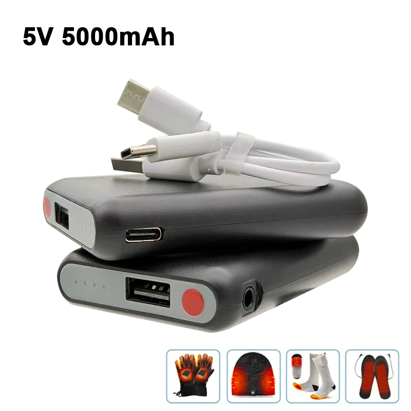 Heated Vest Battery - Batería Externa Recargable USB-C de 5V
