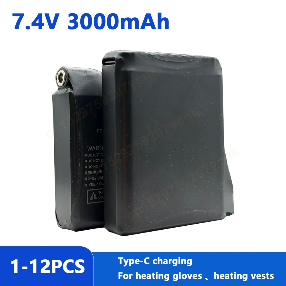 Heated Vest Battery - Batería para guantes calefactores, batería de