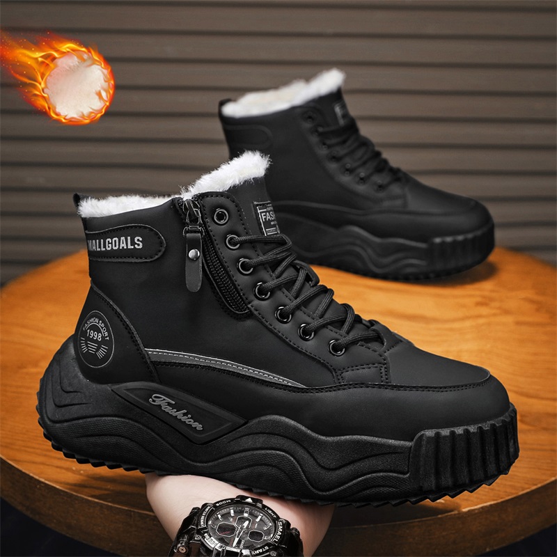 Waterproof Winter Boot - Botas de Nieve para Hombre, Térmicas,