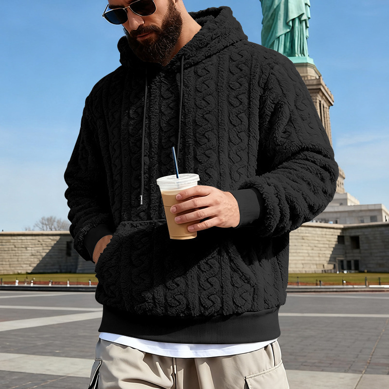 Sudadera con capucha de lana p - Sherpa Hoodie Fleece reseña y precio