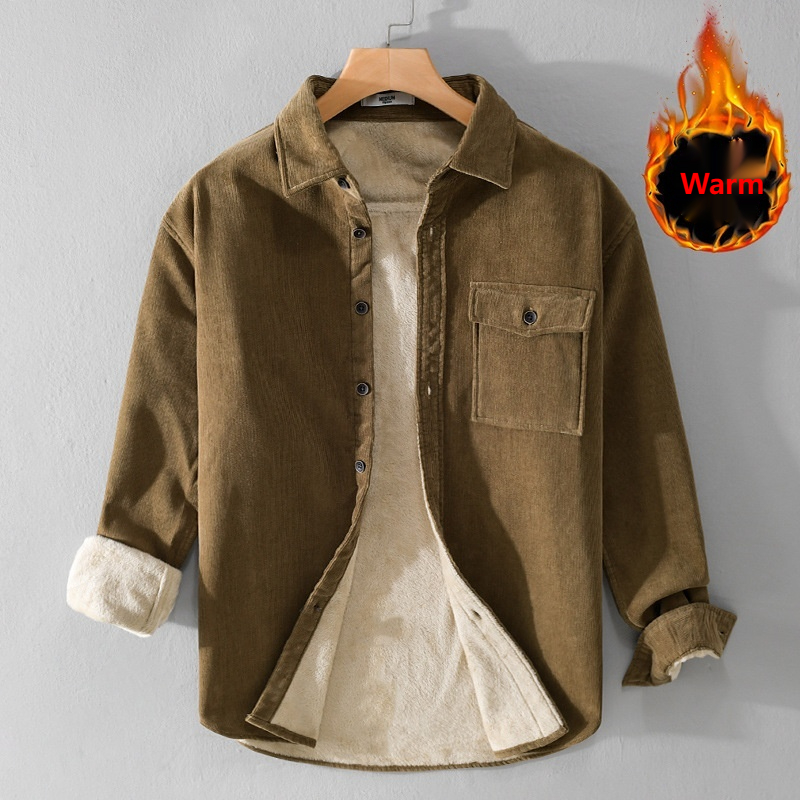 Chaqueta de camisa de pana par - Flannel Shirt Lined reseña y precio