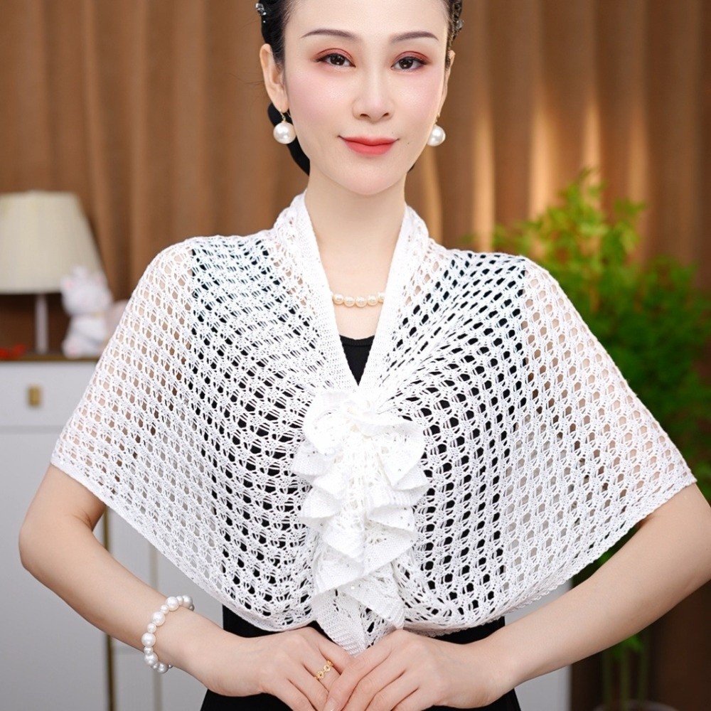 Cárdigan con diseño brillante  - Shawl Wrap Winter reseña y precio