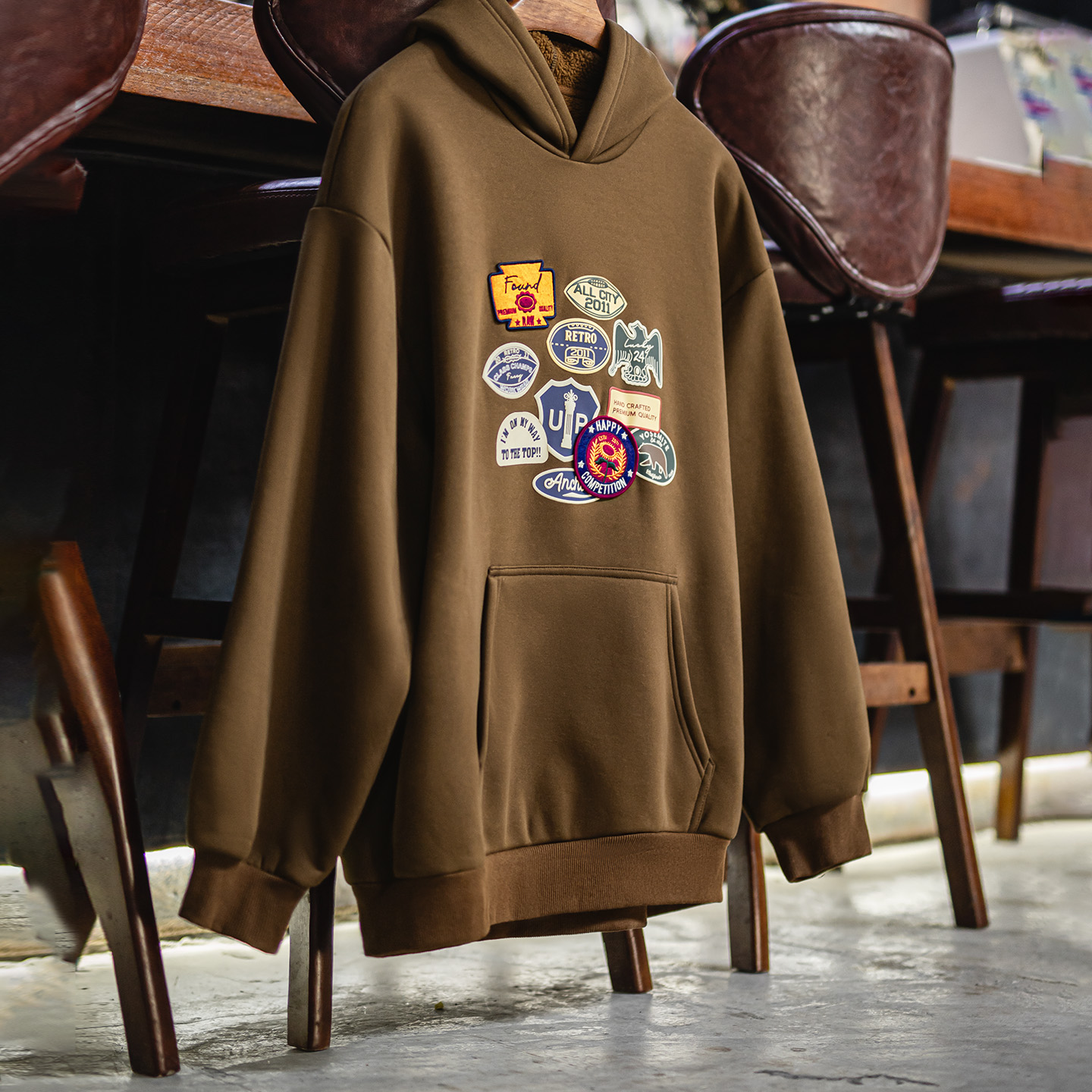 Maden Vintage Sudadera con cap - Sherpa Hoodie Fleece reseña y precio