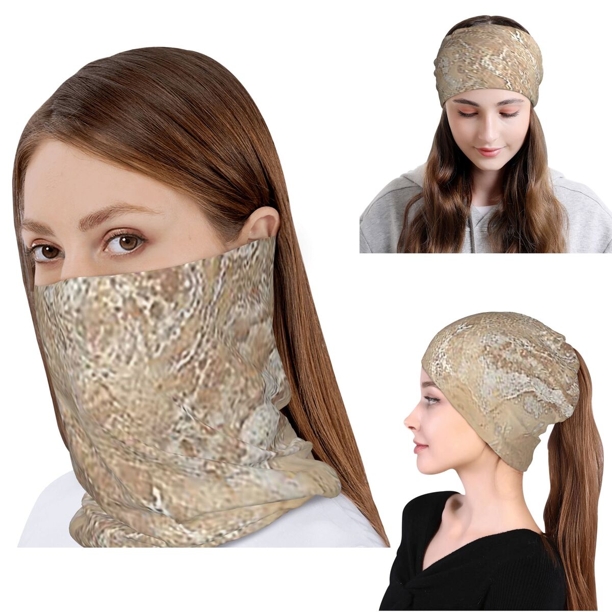 Mascarilla tipo bandana, bufan - Knit Beanie Hat Warm reseña y precio