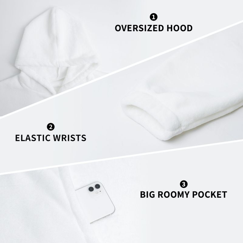 Manta con capucha con patrón c - Sherpa Hoodie Fleece reseña y precio