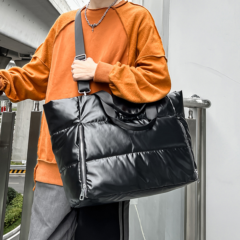 Bolso de hombro plateado Y2k p - Down Jacket Packable reseña y precio