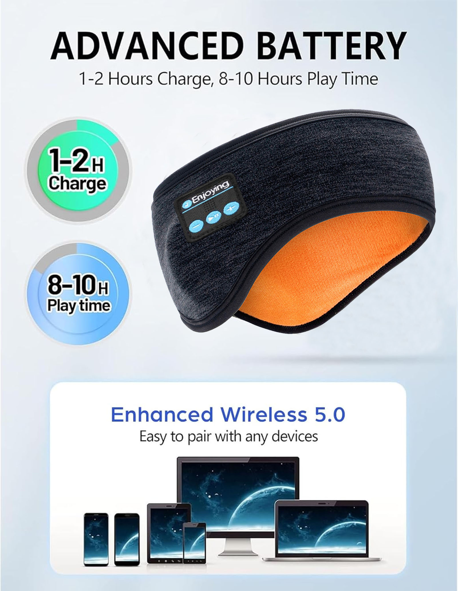 Auriculares inalámbricos con B - Winter Headband Fleece reseña y precio