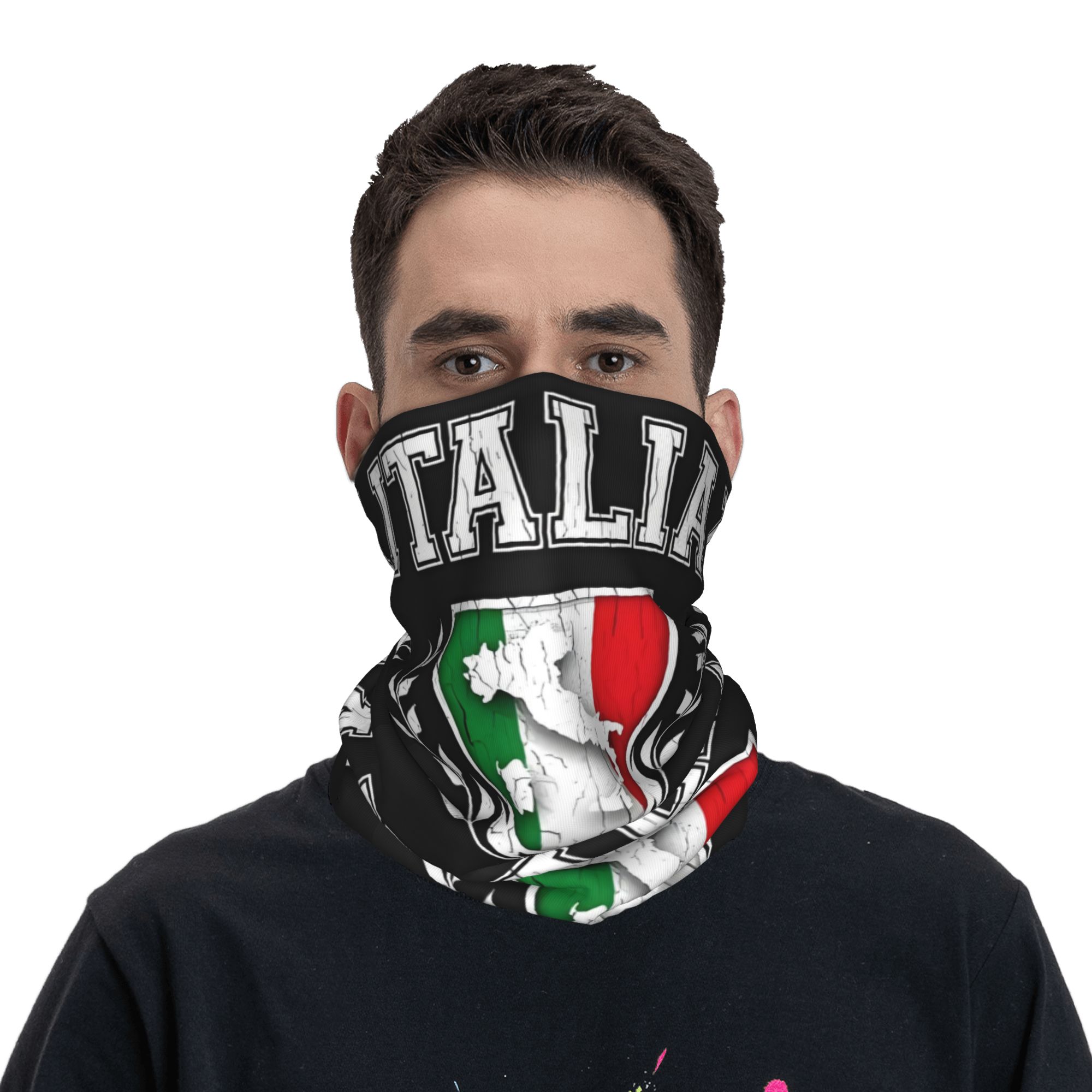 Bandana con bandera de Italia  - Neck Gaiter Fleece reseña y precio
