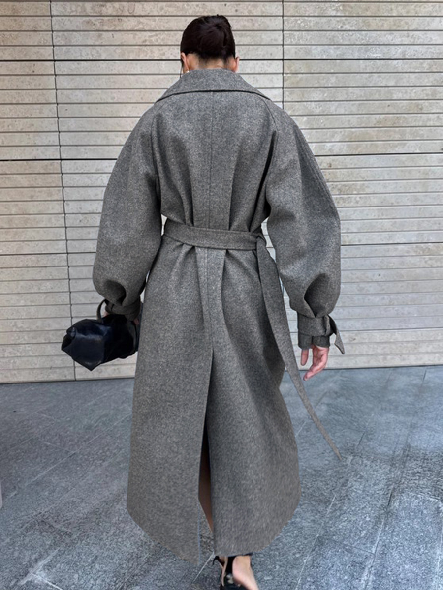 LUCYSHIHATTU Abrigos largos de - Wool Coat Peacoat reseña y precio