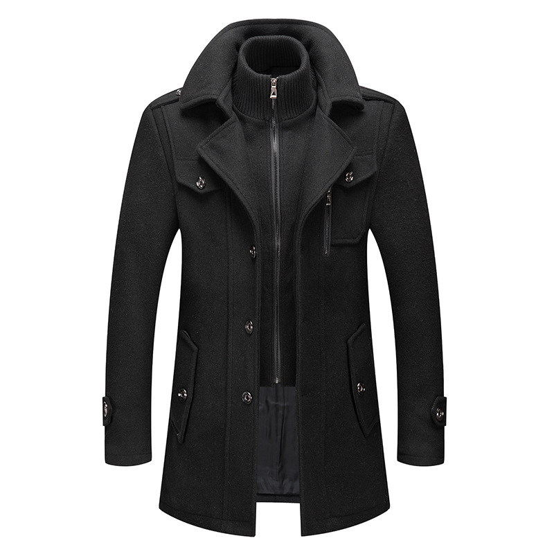 Abrigo de lana para hombre, ta - Wool Coat Peacoat reseña y precio