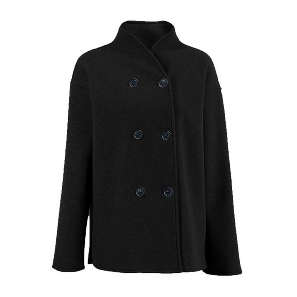 Abrigo de lana corto de invier - Wool Coat Peacoat reseña y precio