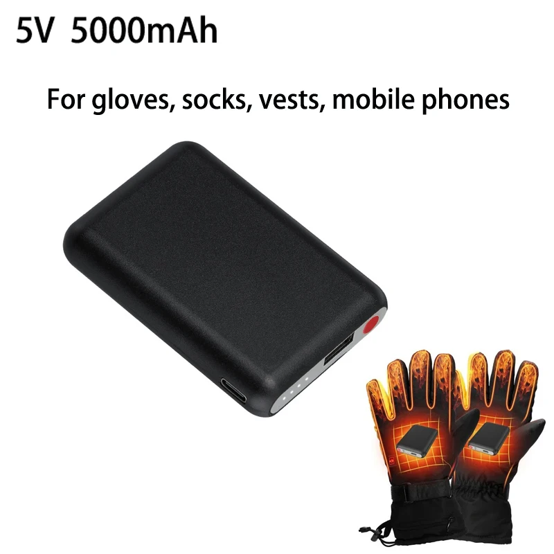 Batería Externa de 5V 5000mAh  - Heated Vest Battery reseña y precio