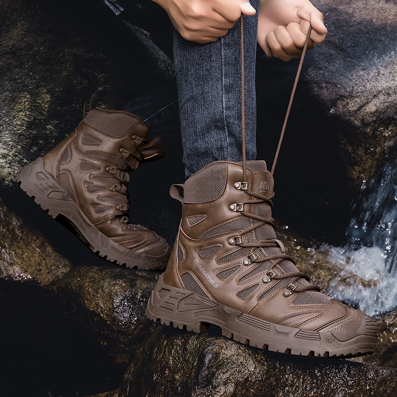 Botas tácticas de senderismo a - Waterproof Winter Boot reseña y precio