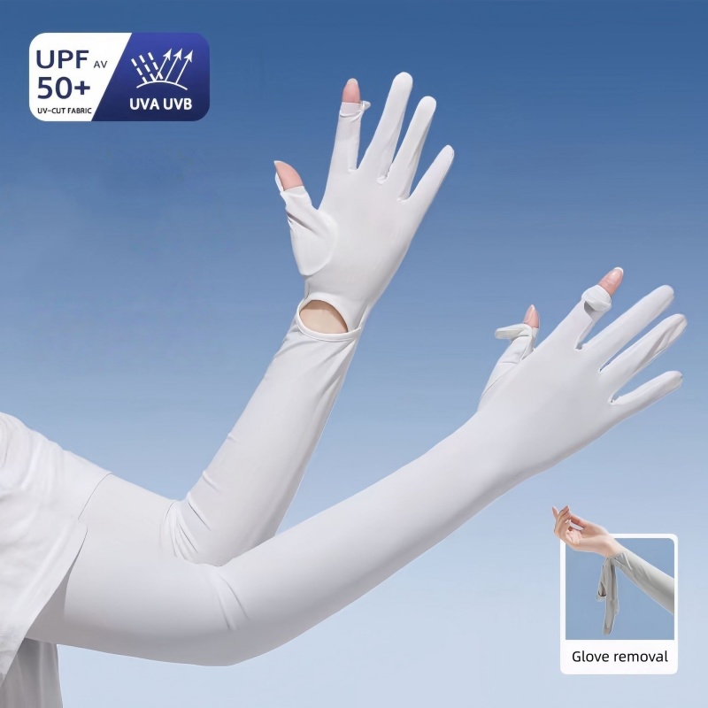 Mangas de protección solar UPF - Touch Screen Gloves reseña y precio