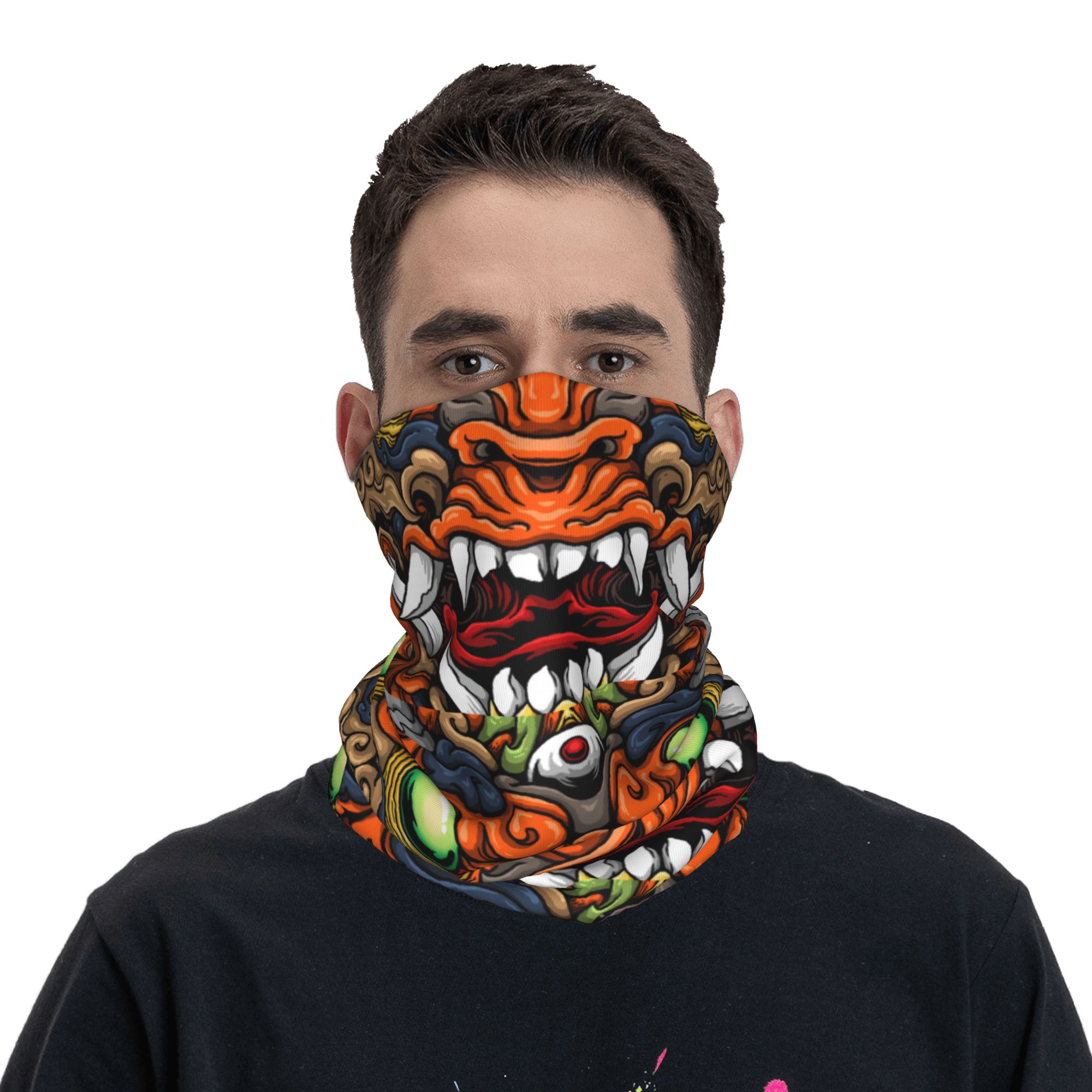 Personalizado Samurai Demon On - Neck Gaiter Fleece reseña y precio